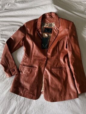 Bod & Christensen Leather Jacket (M)